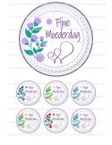 Baked with Love Cupcake Toppers Voetbal -24st-